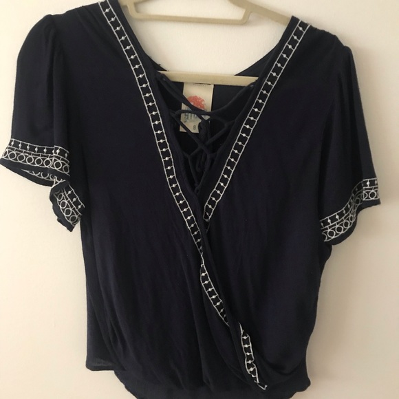 Navy top - Picture 1 of 3